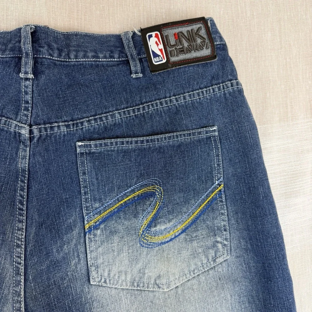 Vintage UNK Denim‎ NBA Men's Shorts Denver Nuggets Carmelo Anthony #15 Baggy Y2K
